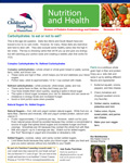 Smiling portraits of two female nutritionists in a clinical newsletter for The Children's Hospital at Montefiore.