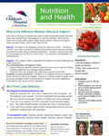 Children&rsquo;s Hospital at Montefiore nutrition flyer featuring portraits of two smiling female health professionals.