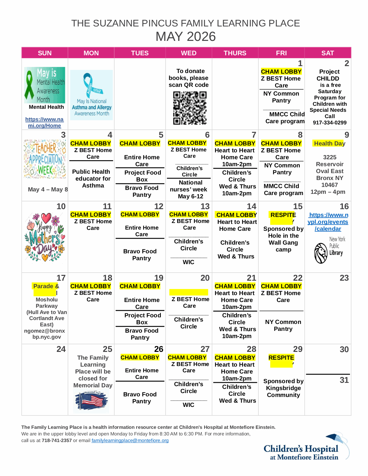 May Events