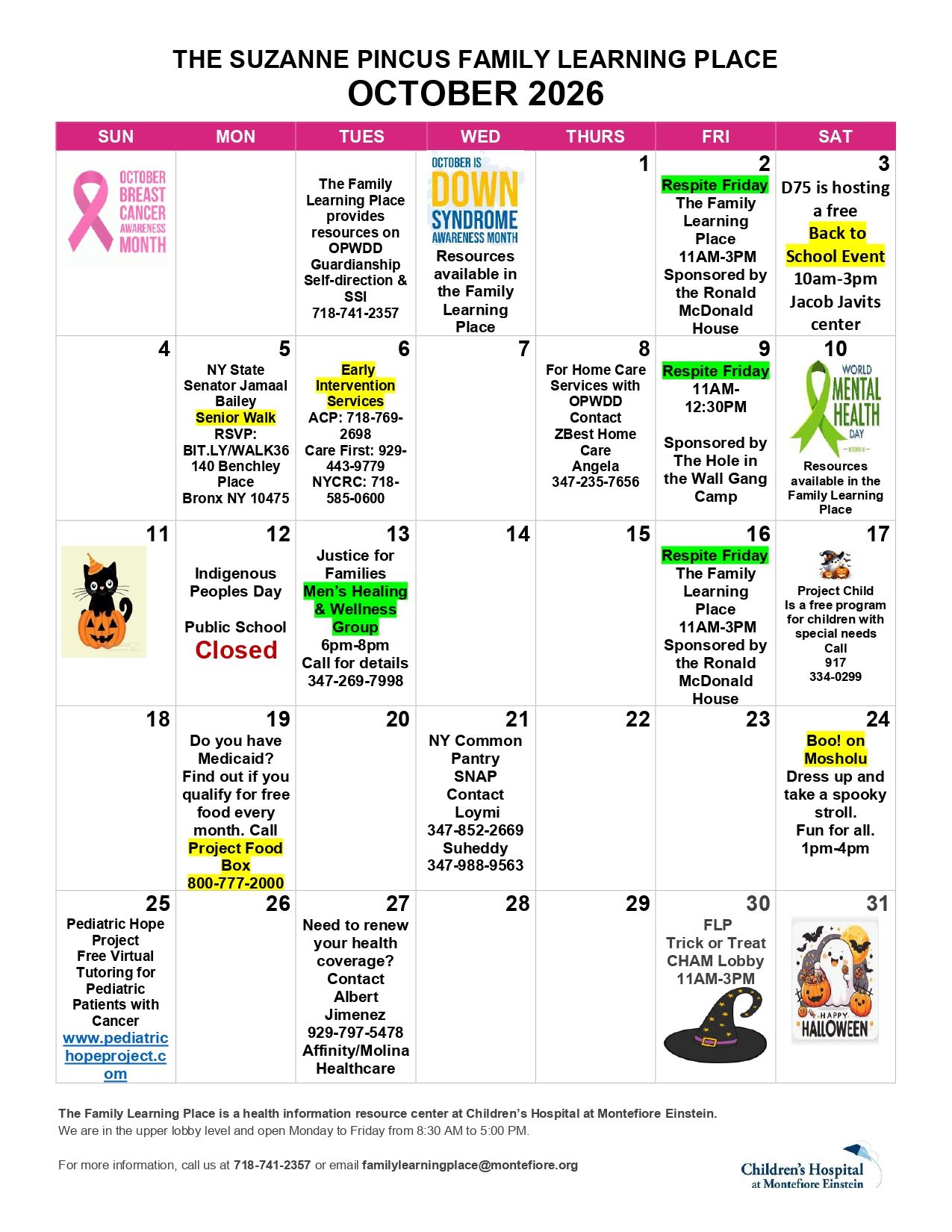October Events